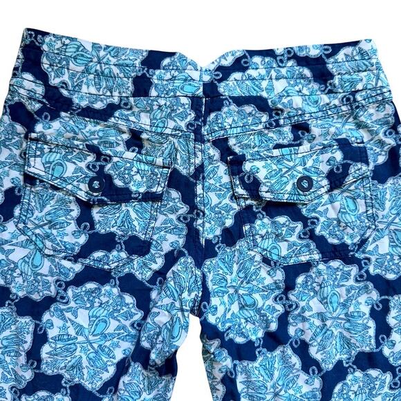 Lilly Pulitzer Pippa Flare Y2K Low Rise Pants in Hey Sailor Size XS - Picture 8 of 10